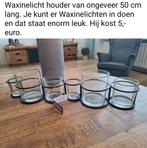 Waxinelichtjeshouder, Zwart, Nieuw, Ophalen of Verzenden, Metaal