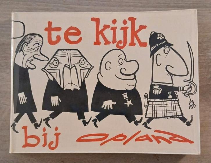 Te kijk bij Opland. 1964. Met Minister Joseph Luns ., Boeken, Humor, Gelezen, Cartoons, Verzenden