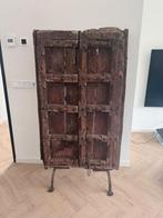 Oud Indische deur, Huis en Inrichting, Woonaccessoires | Kamerschermen, Ophalen, Zo goed als nieuw