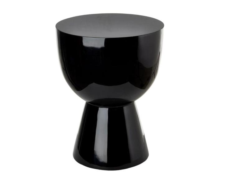 POLSPOTTEN Tip Tap bijzettafel zwart | Van €350, nu, Huis en Inrichting, Tafels | Bijzettafels, Nieuw, Rond, 45 tot 60 cm, Minder dan 55 cm