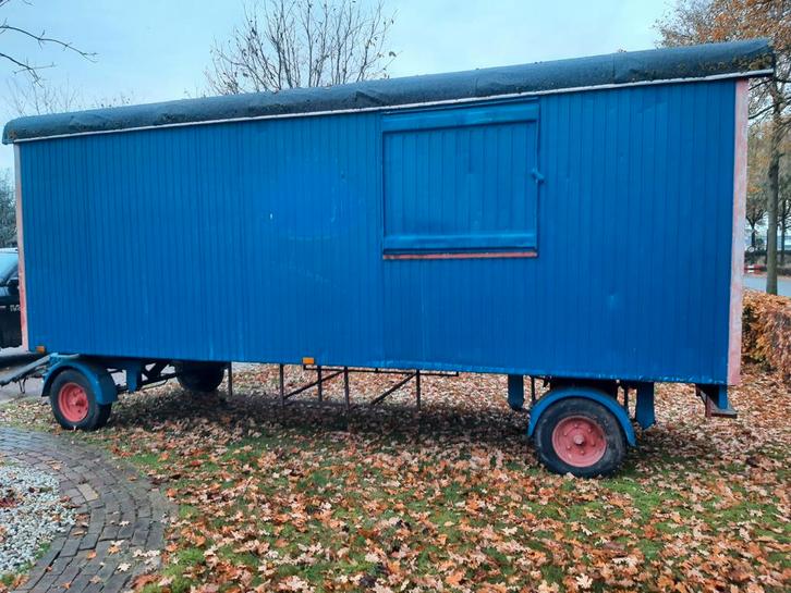 pipowagen snelverkeer schaftwagen woonruimte B&B tuinhuis, Auto diversen, Aanhangers en Bagagewagens, Gebruikt, Ophalen of Verzenden