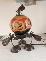 Dragon Fly bronzen lamp in de stijl van Gallé, Antiek en Kunst, Ophalen