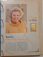 Zilveren postzegel Beatrix, Postzegels en Munten, Postzegels | Nederland, Ophalen of Verzenden, Postfris