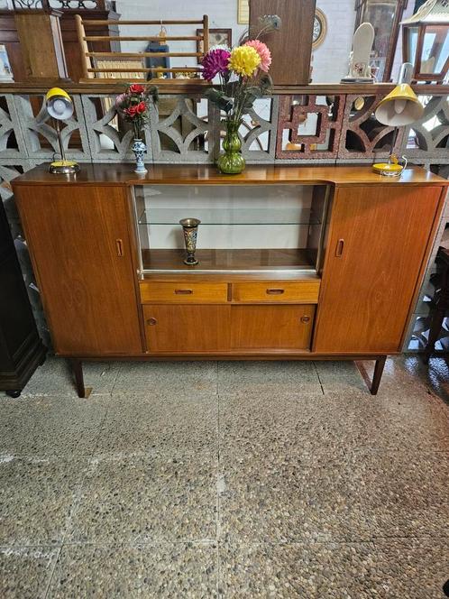mooie Scandinavische vintage kast/dressoir, Huis en Inrichting, Kasten | Dressoirs, Gebruikt, 150 tot 200 cm, 25 tot 50 cm, Met lade(s)