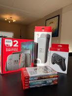 Switch 2 + 5 games + Pro Controller + Accessoires, Spelcomputers en Games, Spelcomputers | Nintendo Switch, Ophalen of Verzenden