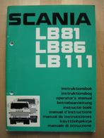 Scania 111 / 86 / 81 Handleiding Instructieboek 1977 – LB LB, Auto diversen, Handleidingen en Instructieboekjes, Ophalen