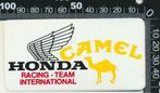 Sticker: Honda - Racing Team International - Camel, Verzamelen, Stickers, Auto of Motor, Ophalen of Verzenden