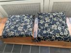 2 kussentjes 45 bij 50 cm, Huis en Inrichting, Woonaccessoires | Kussens, Ophalen, Zo goed als nieuw, Zwart, Vierkant
