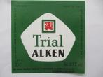 bieretiket Belgie 14-9 (4D) alken kronenbourg, Ophalen of Verzenden, Gebruikt, Overige typen, Overige merken
