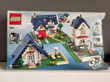 Lego Creator 5891 3-in-1 Huizen Compleet beschikbaar voor biedingen
