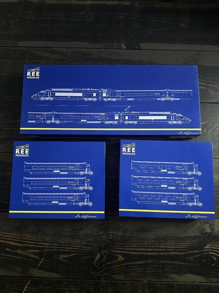 REE 11-delige TGV PSE Set, Era IV, AC met Sound, Hobby en Vrije tijd, Modeltreinen | H0, Nieuw, Treinset, Wisselstroom, Overige merken
