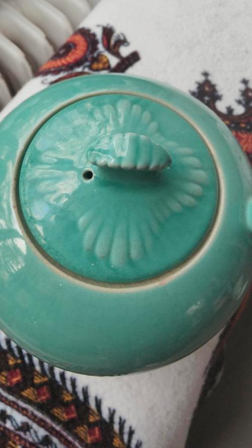 Frans jaren '60 vintage theepot geglazuurd, Huis en Inrichting, Keuken | Servies, Gebruikt, Overige typen, Overige stijlen, Keramiek