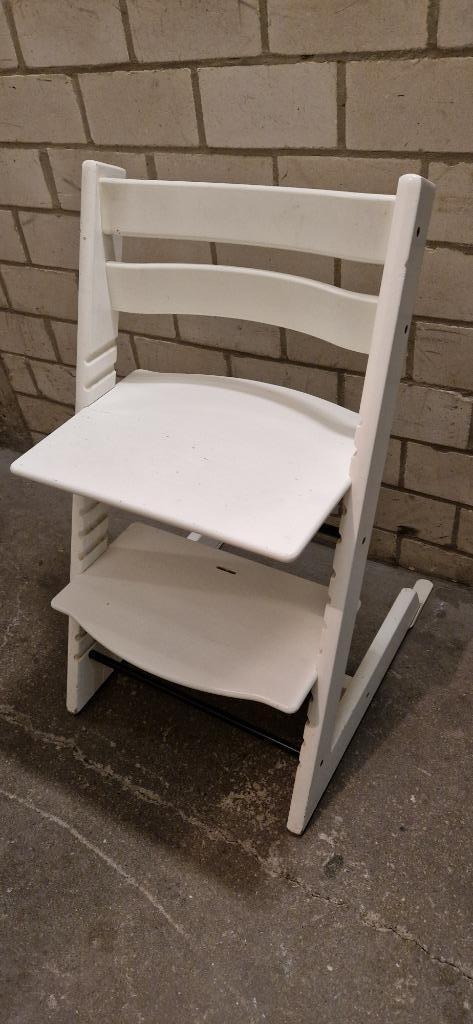 Stokke tripp trapp nieuw model, Kinderen en Baby's, Kinderstoelen, Gebruikt, Meegroeistoel, Aanschuifbaar, Stoelverkleiner, Ophalen of Verzenden
