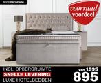 Boxspring Opberg Bed  met matras Mega Actie v.a. €895, Huis en Inrichting, Nieuw, Ophalen of Verzenden, Overige maten, Tweepersoons