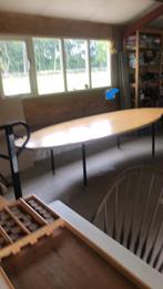 Ovale tafel 3.10 m lang 1.15 cm diep, Ophalen, Gebruikt