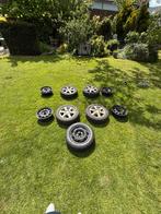Dubbele set velgen met reserve band, Ophalen, 14 inch, 185 mm, Zomerbanden