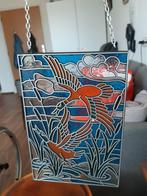 Vintage Flying Duck Stained glass Sun Catcher Window Decor, Antiek en Kunst, Antiek | Glas en Kristal, Ophalen
