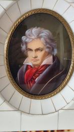 Antiek Portretlijstje Beethoven - 15.5x13.5cm, Ophalen of Verzenden