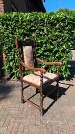 Antieke Engelse Queen Anne stoel victoriaanse stijl, Ophalen