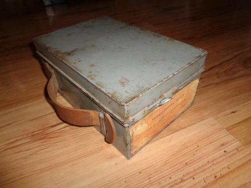 NED leger stafkaart kist voor 1940 mobilisatie, Verzamelen, Militaria | Algemeen, Landmacht, Overige typen, Nederland, Verzenden