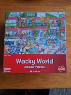 Wacky world jigsaw puzzels 1000 stukjes zgan, Ophalen, Zo goed als nieuw