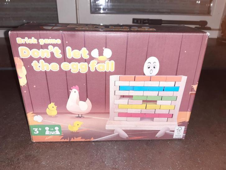 Brick game nieuwstaat laat het ei niet vallen, Hobby en Vrije tijd, Gezelschapsspellen | Bordspellen, Zo goed als nieuw, Ophalen of Verzenden