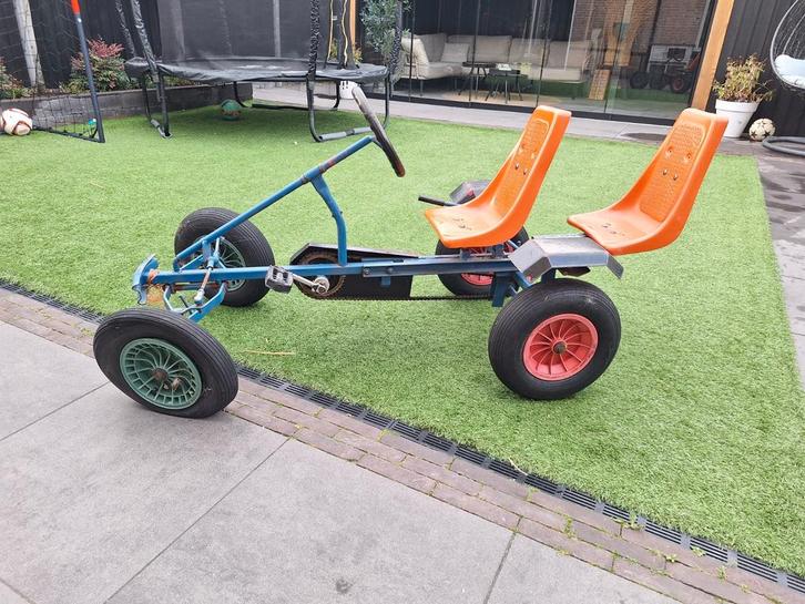 Opknapper Mammoet Skelter Duozit + Aanhanger, Kinderen en Baby's, Speelgoed | Buiten | Skelters, Gebruikt, Mammoet, Duozit, Met kar of aanhanger