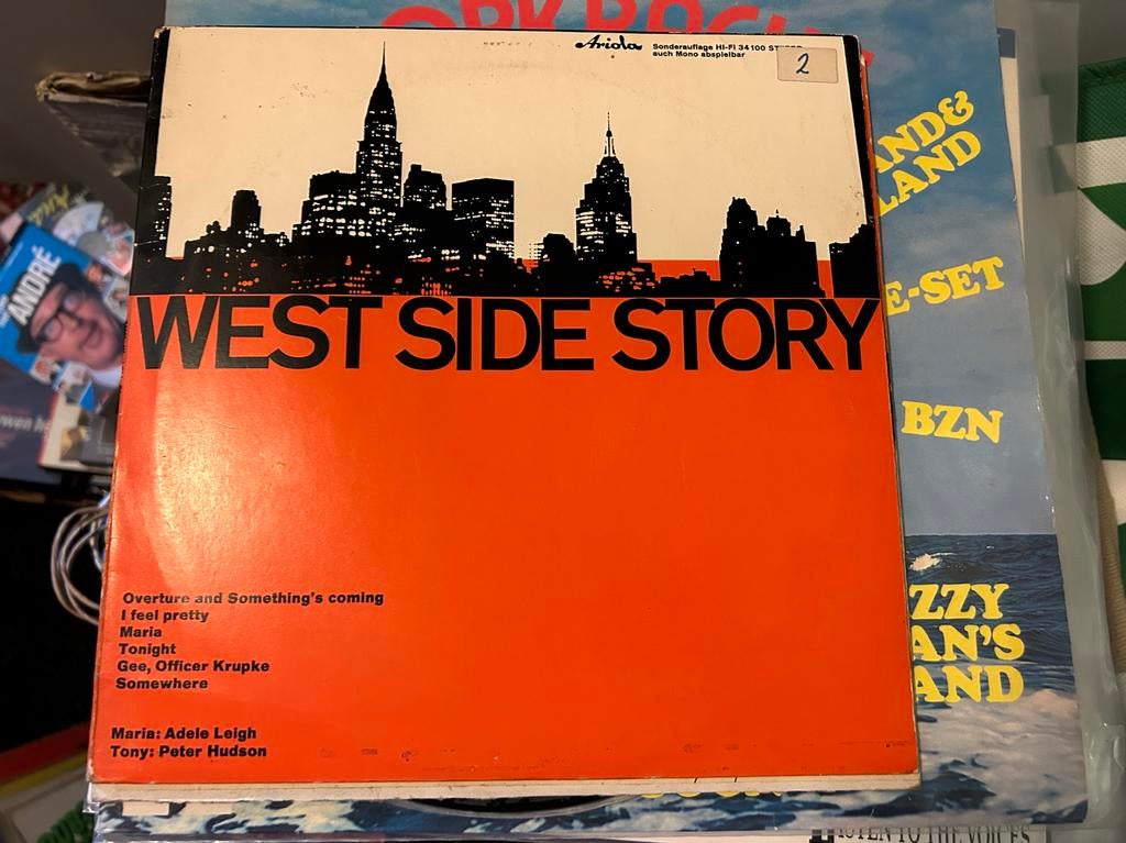 Originele 78 toeren plaatde west side story, Muziek en Instrumenten, Overige Muziek en Instrumenten, Ophalen, Zo goed als nieuw