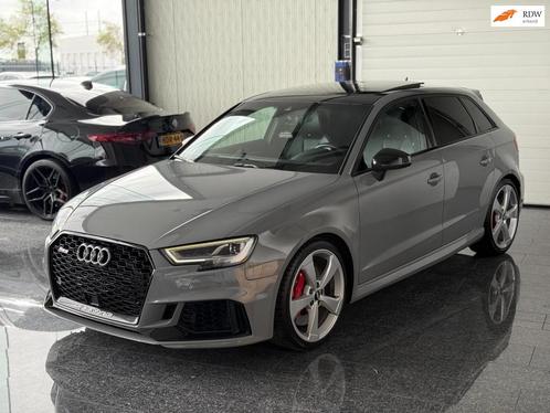 Audi RS3 Sportback 2.5 TFSI Quattro 2018 Nardo Pano Top staa, Auto's, Audi, Bedrijf, Te koop, RS3, 4x4, ABS, Achteruitrijcamera
