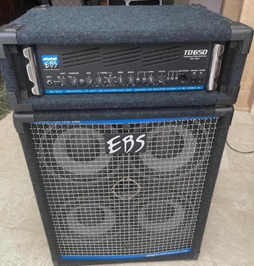 Te koop EBS TD650 incl. EBS  Pro-Line 4x10, Muziek en Instrumenten, Versterkers | Bas en Gitaar, Zo goed als nieuw, Basgitaar