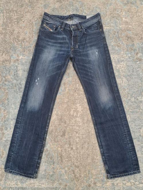 DIESEL LARKEE W30 L32 Straight 100% katoen Bronno3032 Blauw, Kleding | Heren, Spijkerbroeken en Jeans, Zo goed als nieuw, W32 (confectie 46) of kleiner