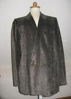 VINTAGE VELOURS COLBERT BRUIN/TAUPE '70 '80 jaren M 50, Christiaan Bouterse, Bruin, Zo goed als nieuw, Verzenden