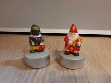 Sinterklaas en Piet waxinelichtjes beschikbaar voor biedingen