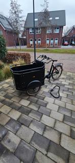 Keewee Bakfiets 470 Wh Zwart, Fietsen en Brommers, Fietsen | Bakfietsen, Ophalen, Zo goed als nieuw, 4 kinderen of meer