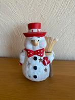 Waxinelichthouder sneeuwpop, Diversen, Ophalen of Verzenden, Zo goed als nieuw