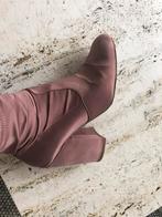 Satijnen laarsjes van Steve Madden in oud rose 40, Ophalen of Verzenden, Zo goed als nieuw, Roze, Sneakers of Gympen