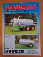 Folder Joskin mengmestverspreiders, Ophalen of Verzenden, Gelezen, Tractor en Landbouw