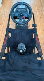 Logitech G29 Stuur + Shifter - PS/PC & Playseat Challenge, Spelcomputers en Games, Ophalen, Gebruikt