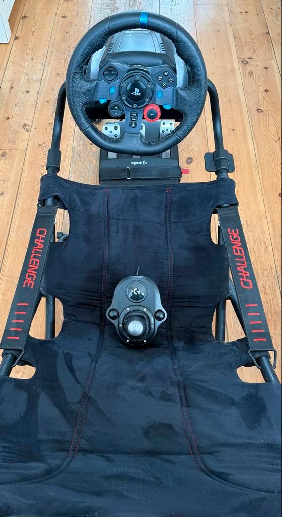 Logitech G29 Stuur + Shifter - PS/PC & Playseat Challenge, Spelcomputers en Games, Spelcomputers | Overige, Gebruikt, Ophalen