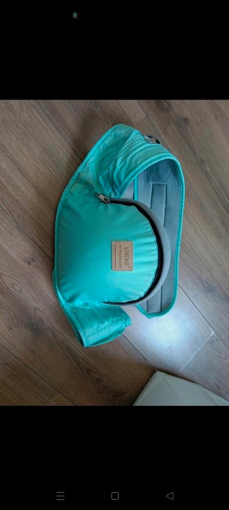 Lichtblauwe heupdrager, Kinderen en Baby's, Babydragers en Draagdoeken, Gebruikt, Rug, Ophalen of Verzenden