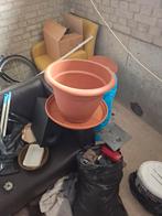 Grote Bloempot met Schotel, Ophalen of Verzenden