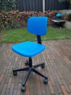 Bureau stoel Ikea, Huis en Inrichting, Bureaustoelen, Ophalen, Zo goed als nieuw, Blauw