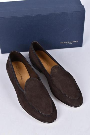 SALE! Nieuw Baudoin & Lange loafers maat 41 bruin beschikbaar voor biedingen