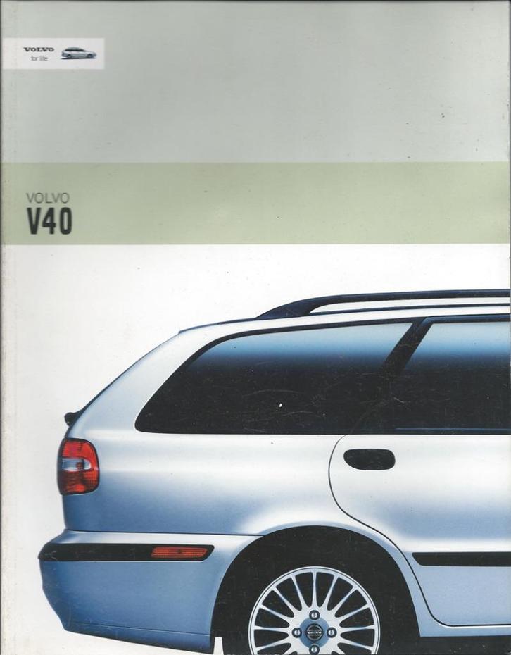 klassieke Volvo V40 serie folder, Boeken, Auto's | Folders en Tijdschriften, Nieuw, Volvo, Ophalen of Verzenden