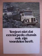 Scania Torpedo Brochure 1973 – 140 110 85 80 50, Ophalen, Zo goed als nieuw, Overige merken, Scania