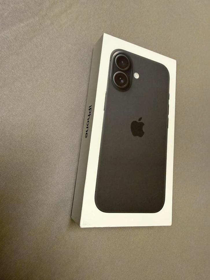 iPhone 16 – 128GB – Zwart – Geseald, Telecommunicatie, Mobiele telefoons | Apple iPhone, Nieuw, 128 GB, Zonder abonnement, iPhone 16