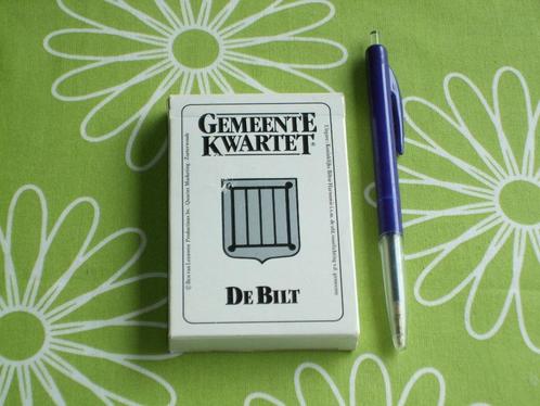 De Bilt - gemeente kwartet, Verzamelen, Speelkaarten, Jokers en Kwartetten, Gebruikt, Kwartet(ten), Ophalen of Verzenden