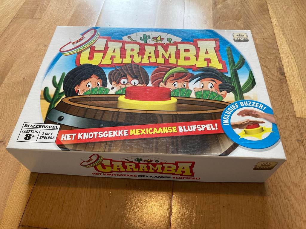 Spel Caramba, blufspel, compleet, Een of twee spelers, Ophalen of Verzenden, Zo goed als nieuw