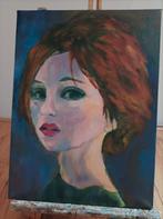 Portret Schilderij - 50x40cm, Ophalen of Verzenden
