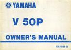 Yamaha V50 P manual bromfiets (5022z), Verzenden, Zo goed als nieuw